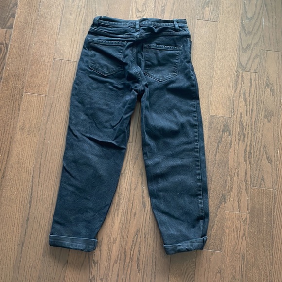 FashionNova black, cropped jeans. - Picture 2 of 2